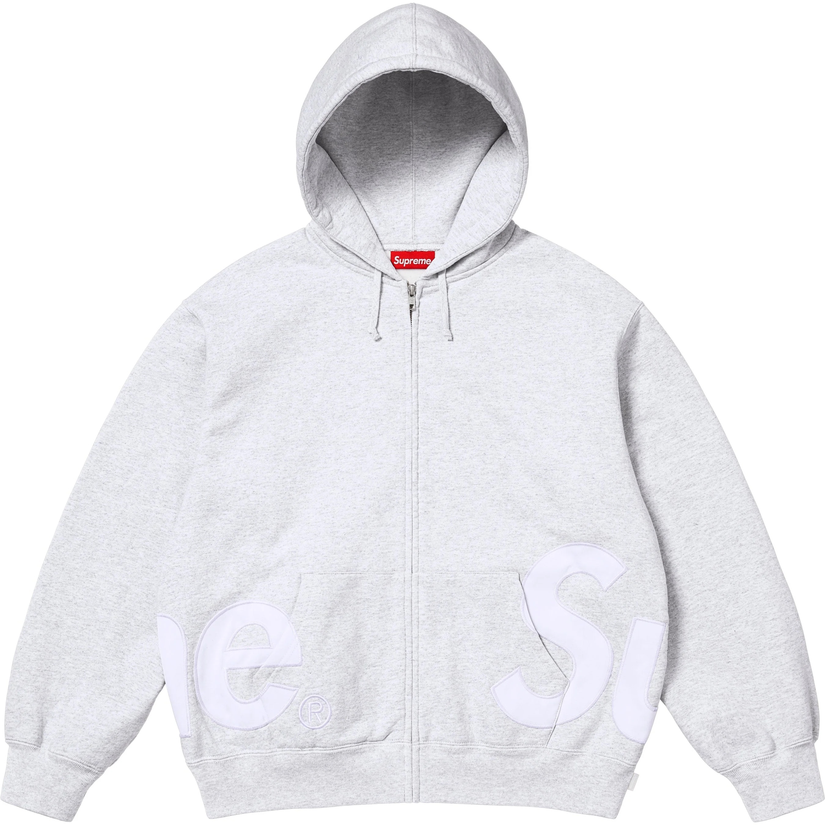 Big Logo Zip Up Hooded Sweatshirt view 5